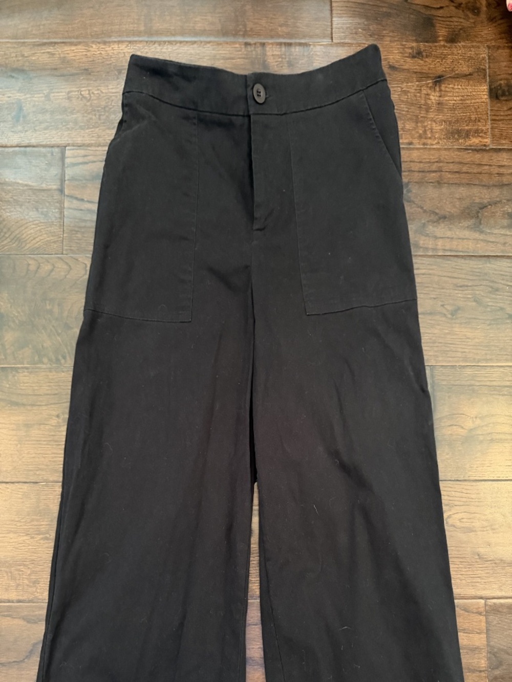 LALU Singapore Black Wide Leg Culottes